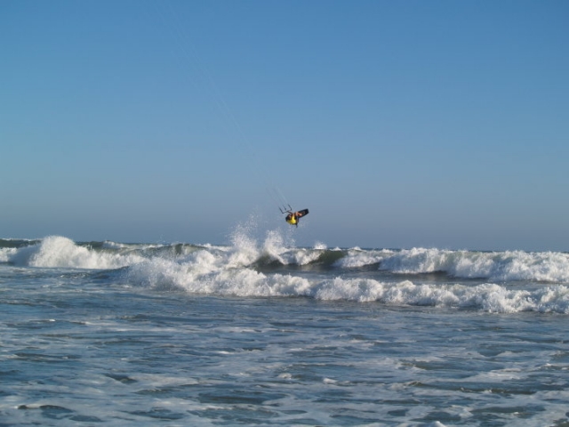 Salto de kitesurf